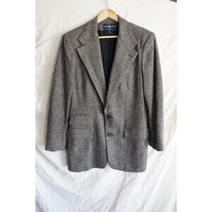 Vintage Ralph Lauren Wool Herringbone Blazer (M)